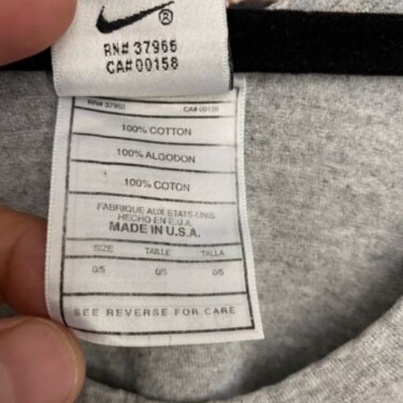 Vintage Nike Swim Tank Top 90s Beach Swimming Shirt Women Size 0.5 Swoosh Gray - Picture 5 of 7